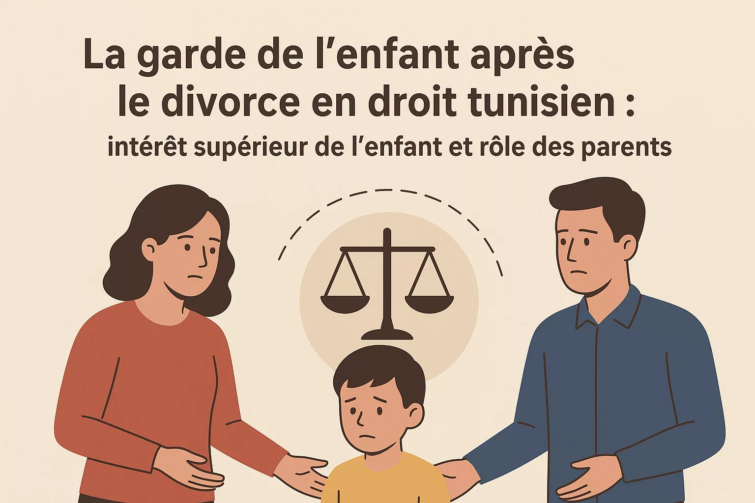 La garde de l’enfant après le divorce en droit tunisien